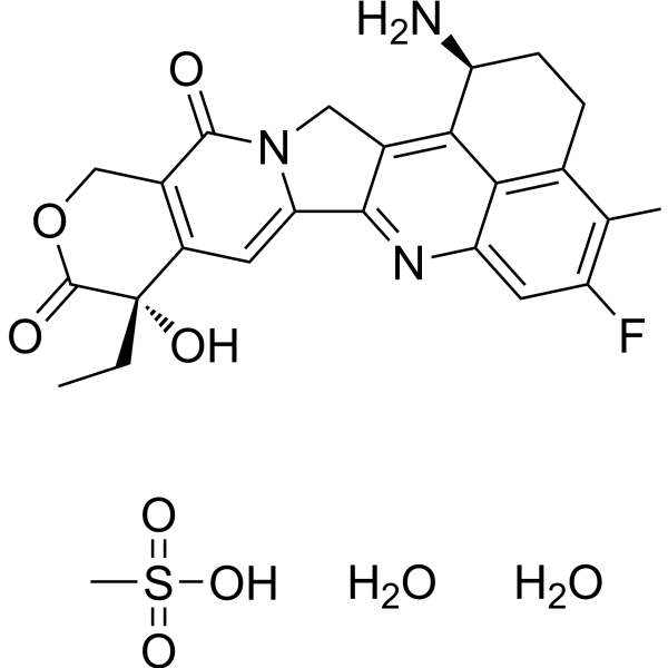Exatecan mesylate dihydrate (DX-8951 mesylate dihydrate) 197720-53-9